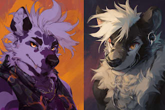 draw furry art, fursona, furry pfp, furry oc and anthro art, sfw