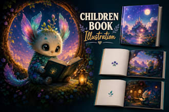 illustrate children story book illustration and children book illustration