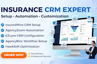 set up insurance CRM with insuredmine agencyzoom ezlynx agencybloc and hawksoft