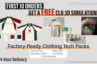 develop your fashion design from concept to production