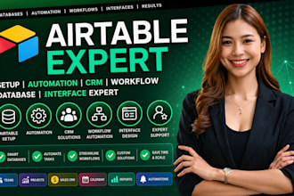 setup airtable automation crm workflow database airtable interface expert