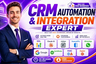 setup ghl claude ai jobber housecall pro whatsapp google quickbooks hvac zapier