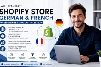 translate german french shopify store to multilingual, shopify cro optimization