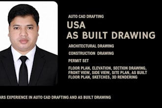 produce precise as built autocad drawings from sketches, and markups