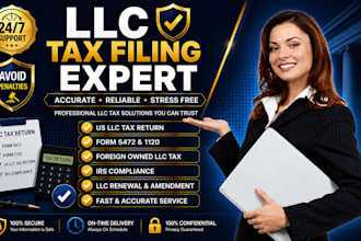 file US llc tax return form 5472 1120 business taxes