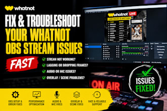 fix and troubleshoot your whatnot obs stream issues fast