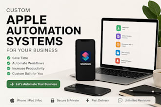 build custom apple shortcuts automation systems for your business