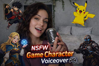 record female game voice over nsfw anime audio sound effects voiceover actress
