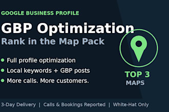 optimize your google business profile to rank in the map pack