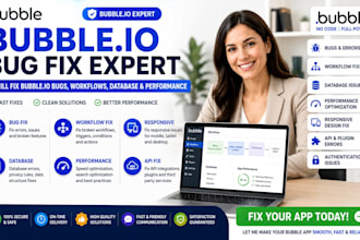 fix bubble io bugs workflows database performance and responsive issues