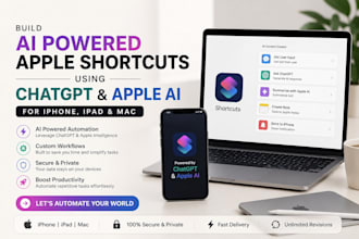 build ai powered apple shortcuts using chatgpt apple ai for iphone ipad and mac