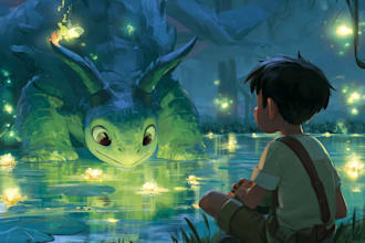illustrate a childrens book series with magical art