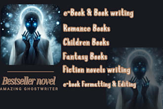 ghostwrite rewrite or edit your fiction book and fantasy story