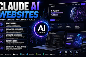 build claude ai websites web apps animations and website redesigns