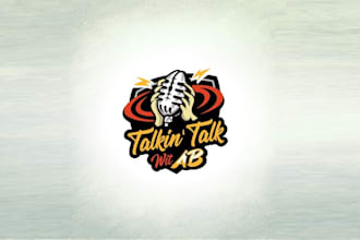 design talking talk wit ab podcast logo