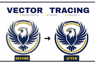 professionally recreate your logo, vector tracing signature