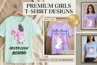 do custom t shirt design and graphic t shirt for women
