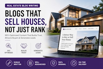 write real estate blogs that attract buyers not just traffic