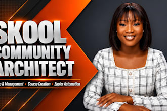 setup skool community skool online course and skool setup for engagement expert