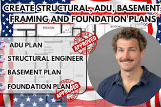structural engineer architectural permit drawing california texas ohio michigan