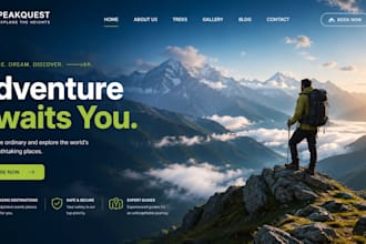 design modern website banner, hero section, or landing page banner