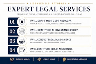 review deal contracts and conduct due diligence for buyers sellers a US attorney