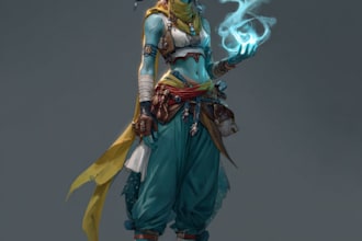 dnd character art and dnd character art