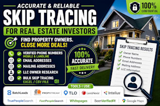 provide accurate skip tracing for real estate leads