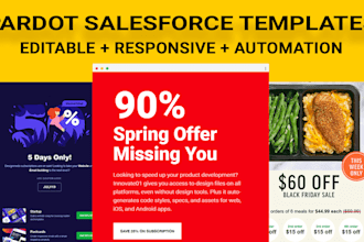 design salesforce pardot email templates and automation