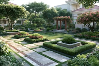 do landscape designing home garden high quality renderings