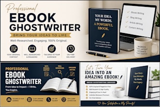 ghostwrite a high quality nonfiction ebook