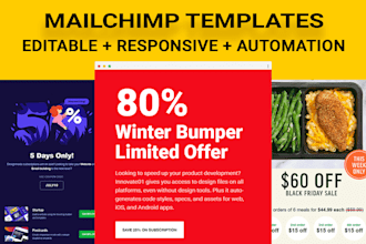 do mailchimp emails newsletter design and development