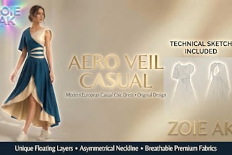 create original office wear with tech pack