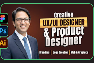 design creative UI UX, custom designs, and modern visuals