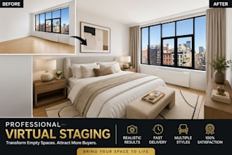 do real estate virtual staging home digital services virtual renovation services