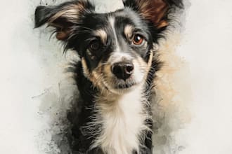 create a royal pet portrait in historical costume
