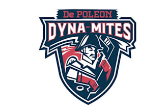 design attractive classic ice hockey team logo