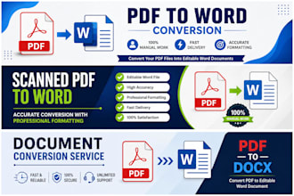 convert PDF to word manually with accuracy