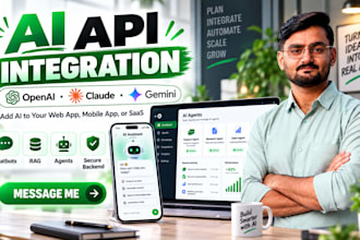 integrate openai, claude or gemini API into your app