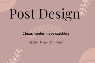 design social media post for your brand