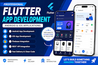 develop a flutter app for android with firebase