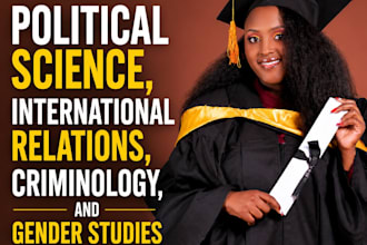 research political science international relations criminology gender studies