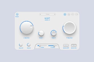 design a modern vst plugin gui for your audio plugin