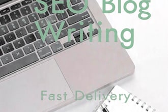 write SEO blog posts, articles and do proofreading