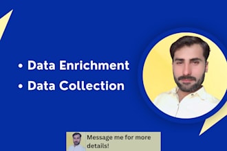 do data enrichment and data collection with accuracy