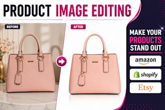edit amazon , shopify and etsy product images professionally
