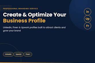 create and optimize your professional business profile