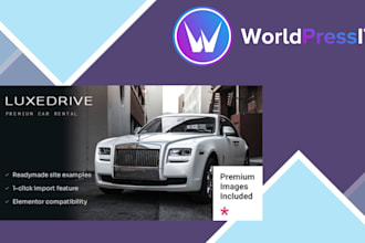 design german luxury car rental wix website airport limousine taxi wp dealership