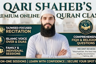 be your online quran teacher and reciter