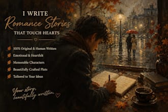 write an original romance story as your ghostwriter